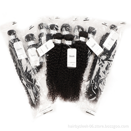 "Ready Stock" Rebecca Fashion cheap best quality kinky curl-Y1B 10A grade raw mink Brazilian virgin human hair extension bundles